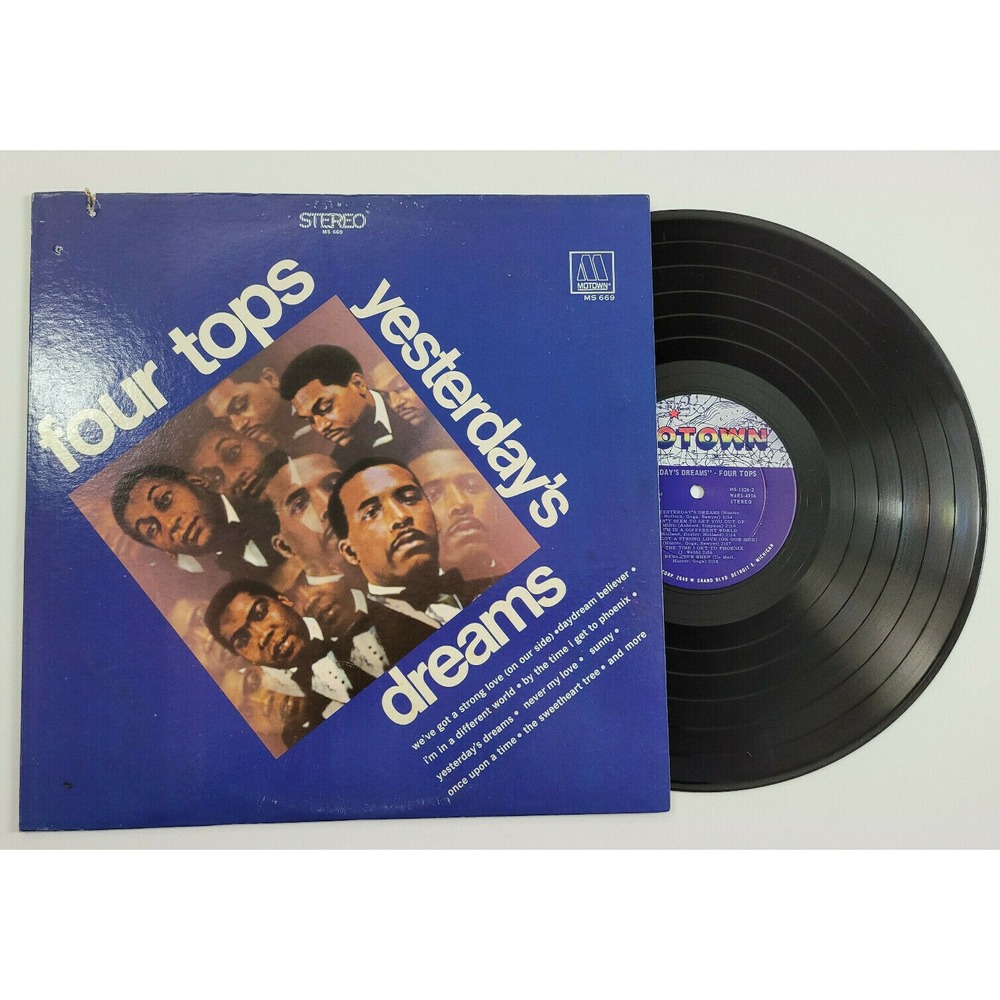 FOUR TOPS -‎ YESTERDAY'S DREAMS - SOUL LP